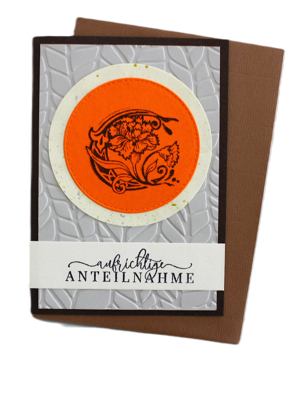 "Aufrichtige Anteilnahme"- Nelke