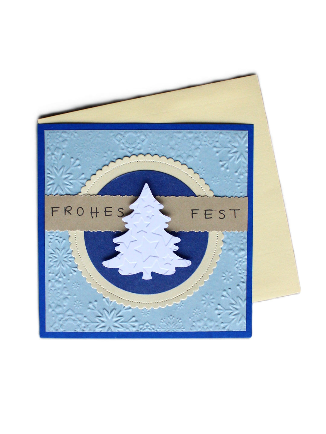 "Frohes Fest"- Tannenbaum